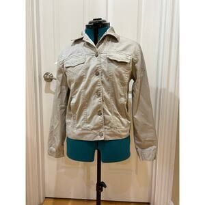 Vintage Women's Size M Grey Bill Blass Denim Jacket